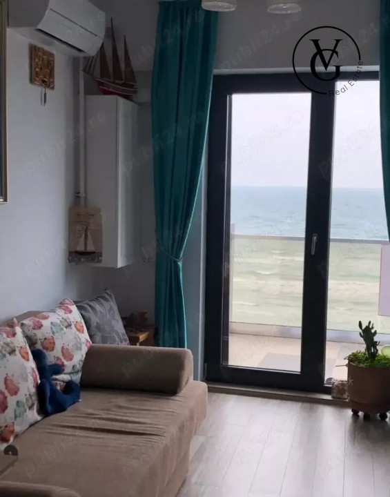 Apartament 2 camere cu vedere frontala la mare plaja Azimuth