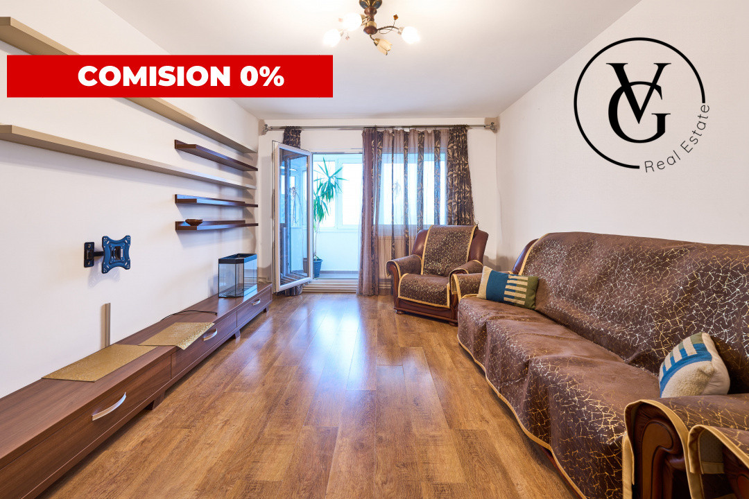 Apartament decomandat | 3 camere | zona Gara | luminos E-V