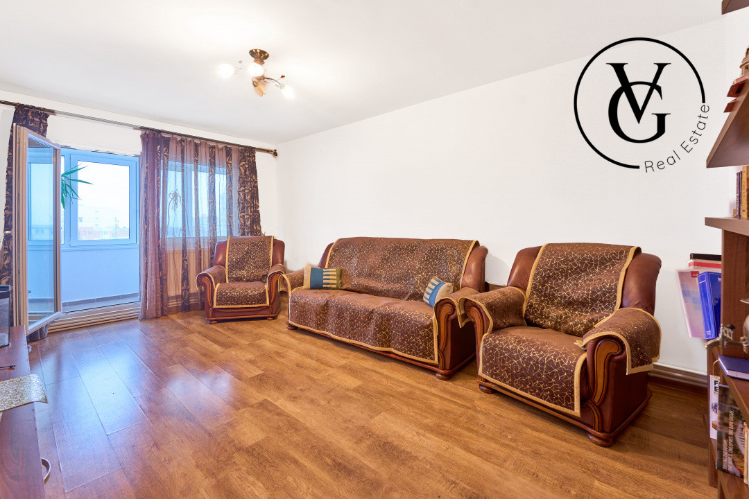 Apartament decomandat | 3 camere | zona Gara | luminos E-V