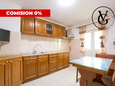 Apartament decomandat | 3 camere | zona Gara | luminos E-V