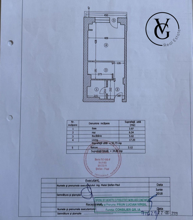 Studio cu loc de parcare Hanul cu Peste 