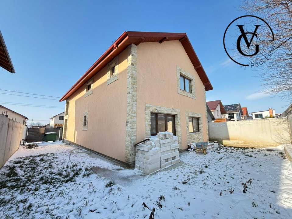 Vila individuala P+1 | 4 camere, 300mp teren | Lumina