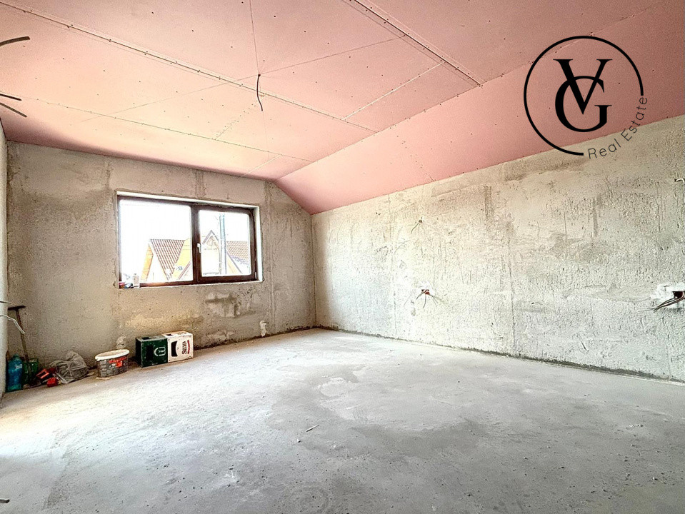 Vila individuala P+1 | 4 camere, 300 mp teren | Lumina