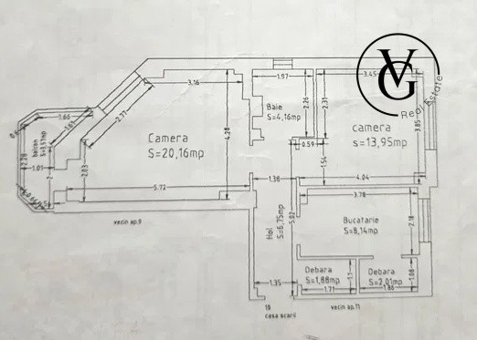 Apartament 2 camere | Trocadero | Ideal pentru renovare