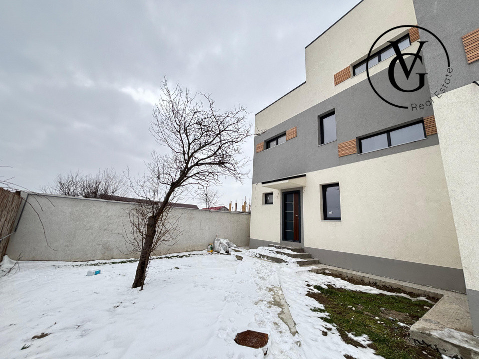 Vila Moderna - Ovidiu - Vedere catre lac (construcție 2025)