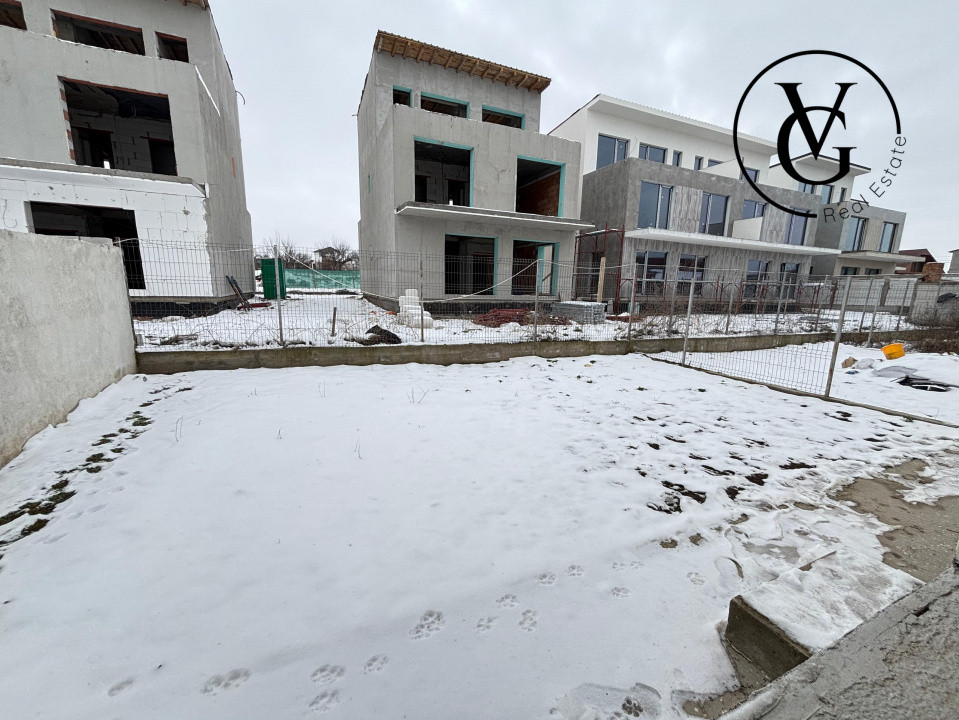 Vila Moderna - Ovidiu - Vedere catre lac (construcție 2025)