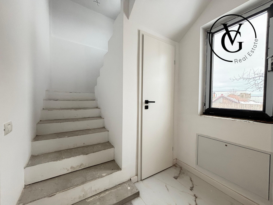 Vila Moderna - Ovidiu - Vedere catre lac (construcție 2025)