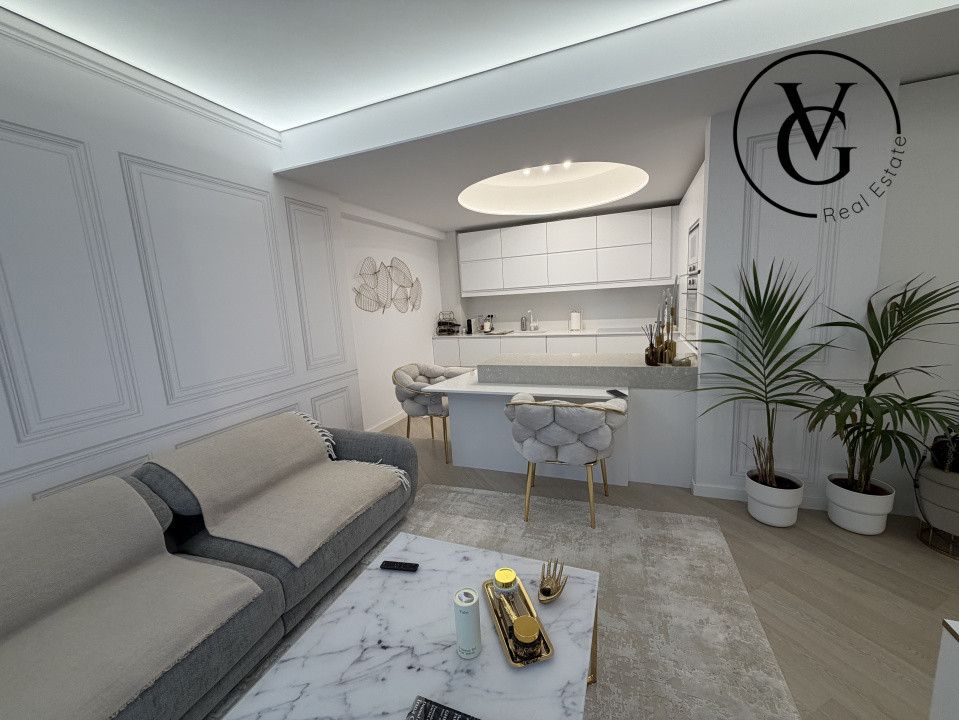 Apartament 3 camere mobilat lux | Cortina North |  Parcare inclusă | 