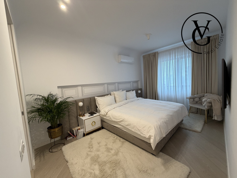 Apartament 3 camere mobilat lux | Cortina North |  Parcare inclusă | 