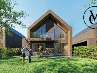 Vilă modernă P+1, structură metalică, smart home, pompe de căldură – 5 camere | 