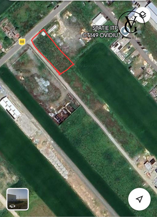 Teren de inchiriat - Strada Poiana- Ovidiu - 1913 mp | Pretabil investitie