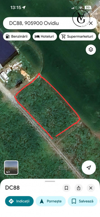 Teren intravilan industrial | 980 mp | Ovidiu