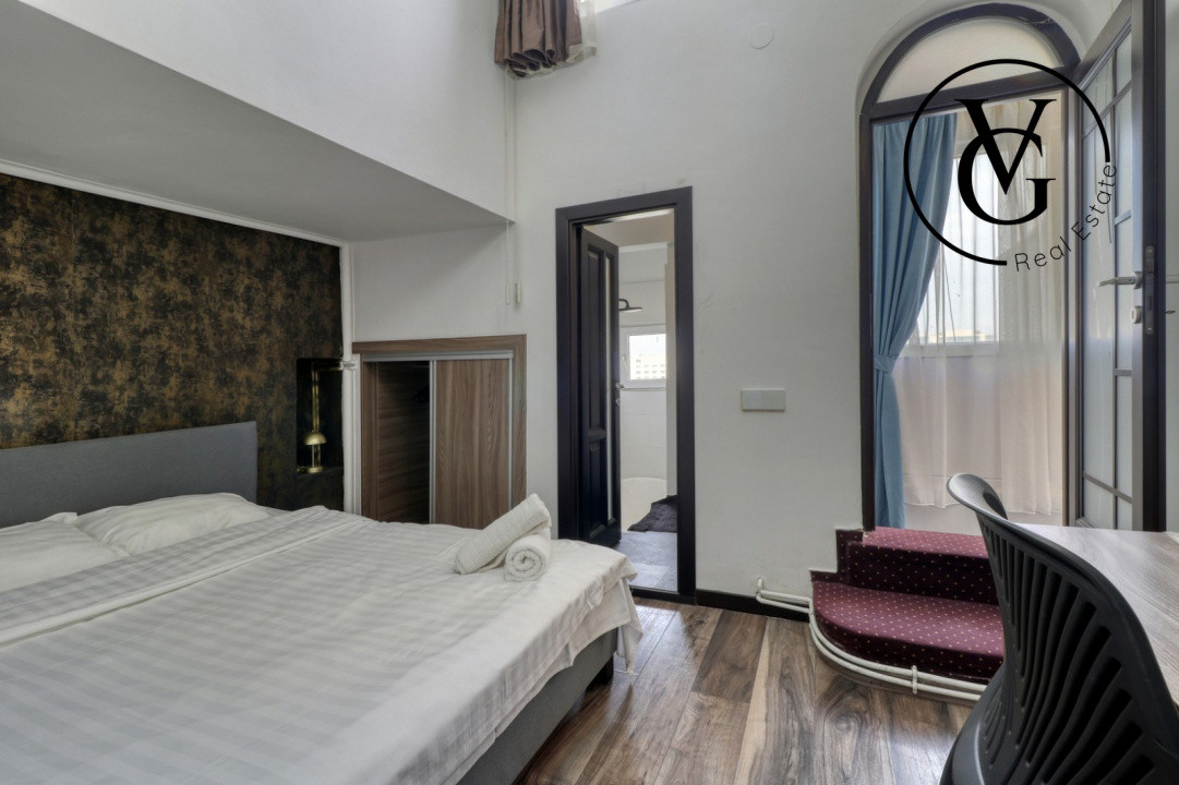 Garsoniera pe Calea Victoriei - Terasa spatioasa 