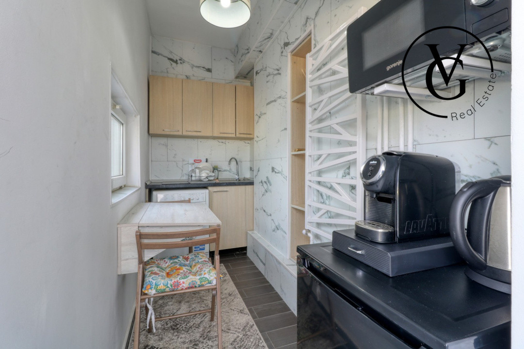 Garsoniera pe Calea Victoriei - Terasa spatioasa 