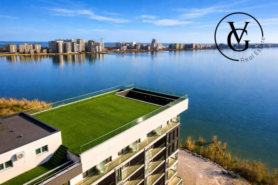 Apartament 2 camere – ansamblu pe malul lac Siutghiol – piscină & plajă privata 