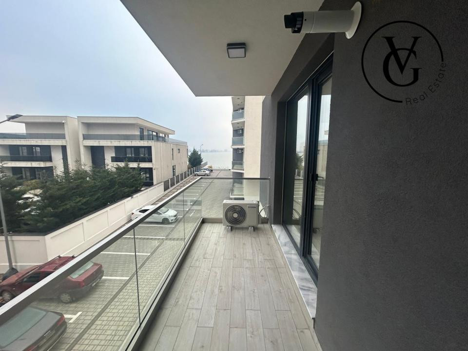 Apartament 2 camere – ansamblu pe malul lac Siutghiol – piscină & plajă privata 