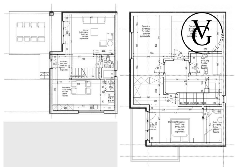 Casa Tunari 4 camere - Panouri Panouri fotovoltaice (4 KW) + baterie (7 KW)