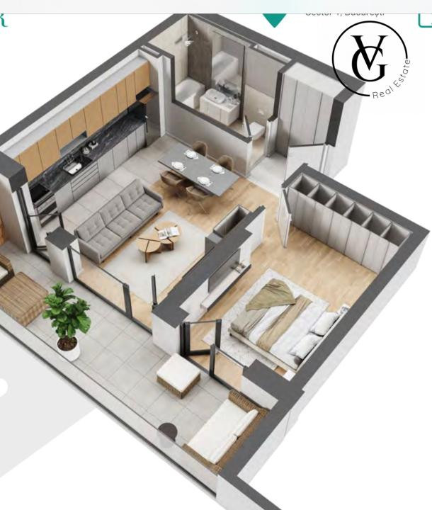 APARTAMENT 2 CAMERE | 13 Septembrie | Bloc 2025