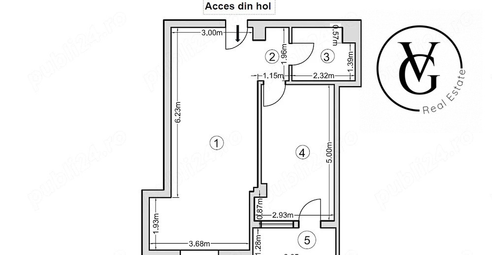 Apartament 2 camere - Campus Universitar