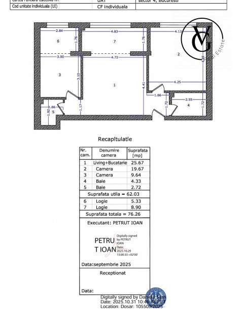 Apartament cu 3 camere Constantin Brâncoveanu, bloc nou de vânzare