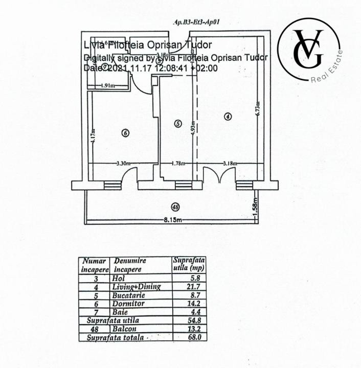 Apartament 2 camere Grand Park Parcare inclusa