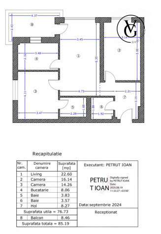 Apartament Premium 3 camere | City Point – Aviației 