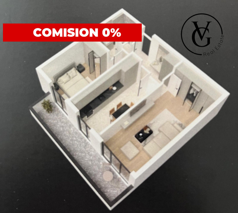Apartament 2 Camere Popesti Vest