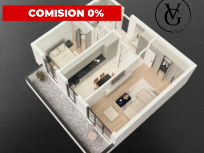 Apartament 2 Camere Popesti Vest