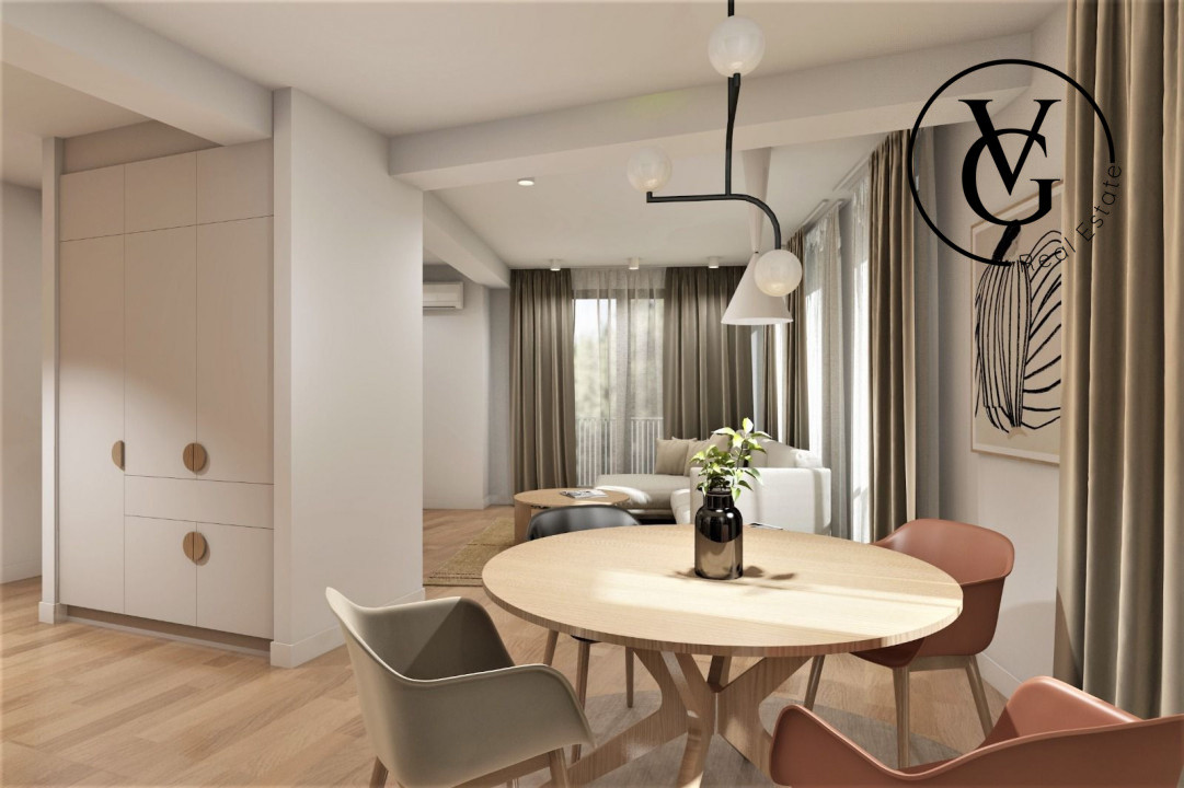Penthouse 4 camere + Terasa circulara |  Floreasca  