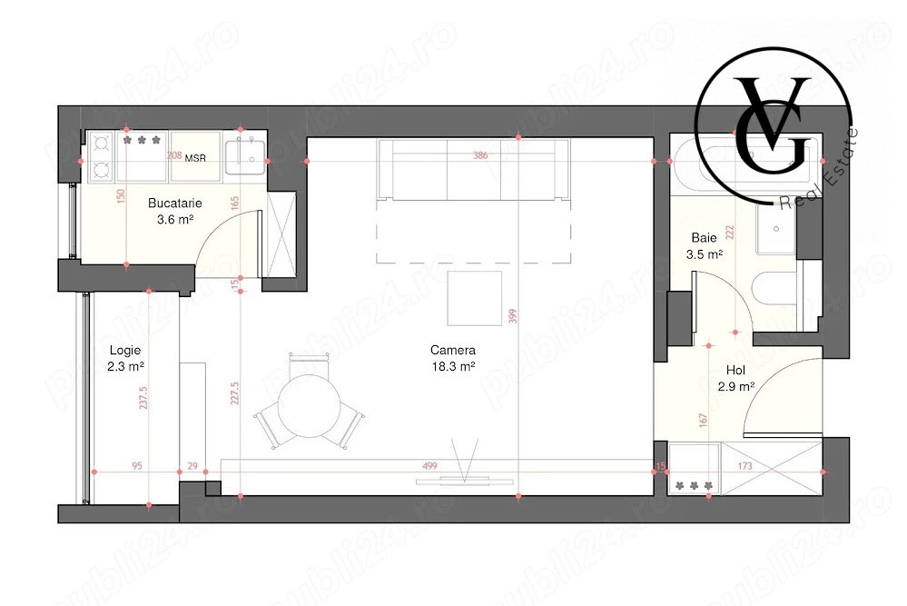 Garsoniera renovată complet | Titan