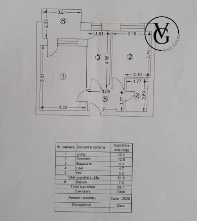 Apartament premium cu 2 camere în Nusco City – Faza 2 | Vedere către parc 