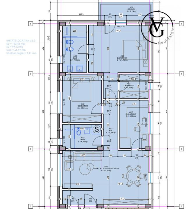 Apartament decomandat 3 camere | LKB Residence | Elvila