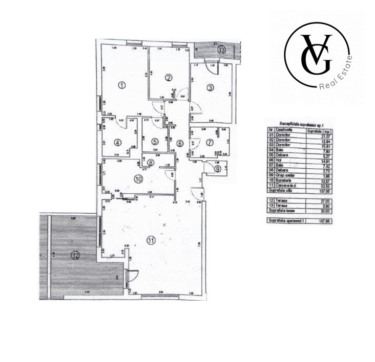 Apartament 4 camere cu gradina proprie - Loc de parcare inclus 