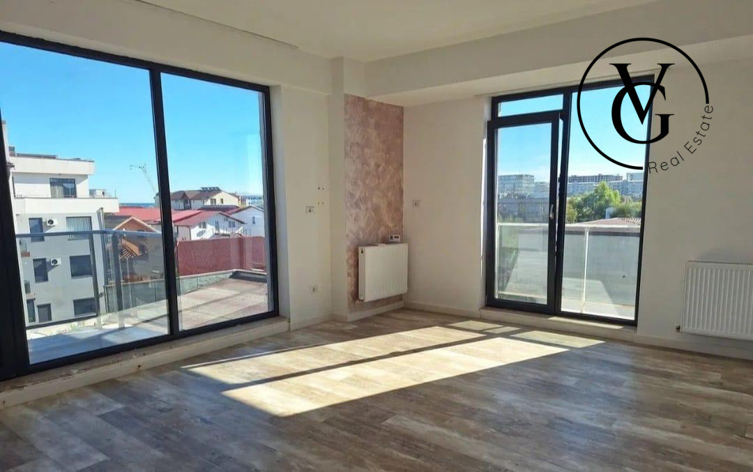 Apartament 2 camere vedere laterala | parcare securizata - Mamaia Sat