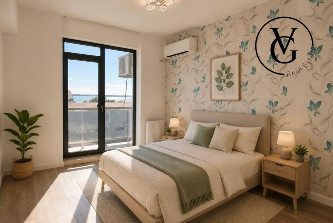 Apartament 2 camere vedere laterala | parcare securizata - Mamaia Sat