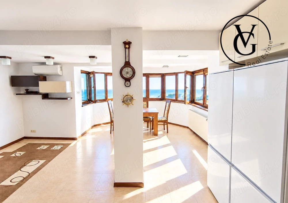 Penthouse 3 camere | Faleză Nord | Vedere frontală la mare