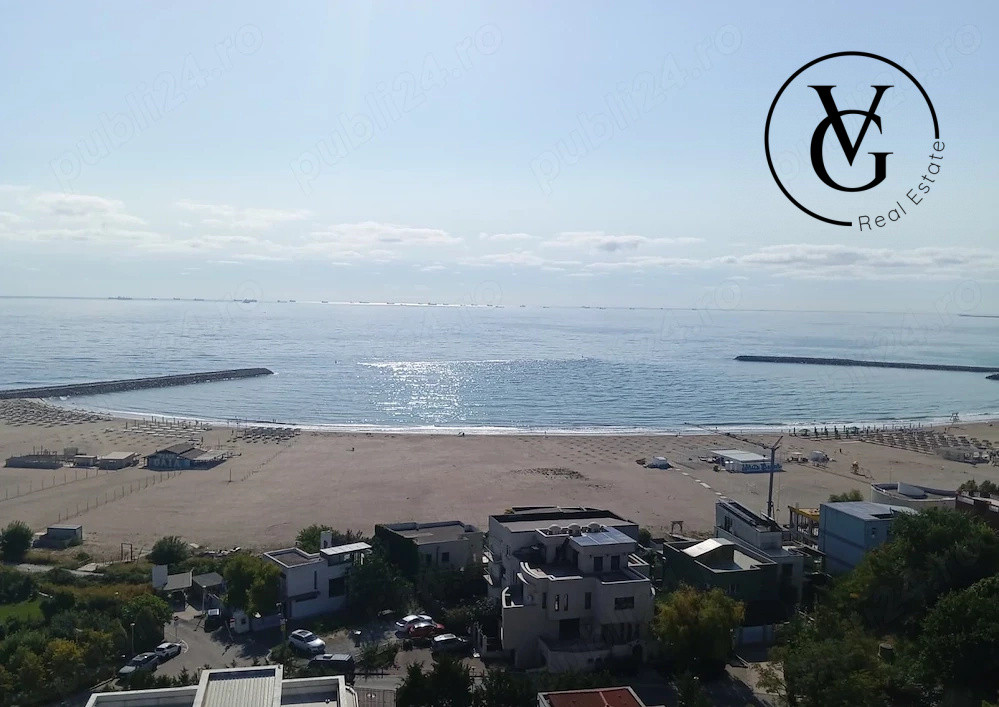 Penthouse 3 camere | Faleză Nord | Vedere frontală la mare