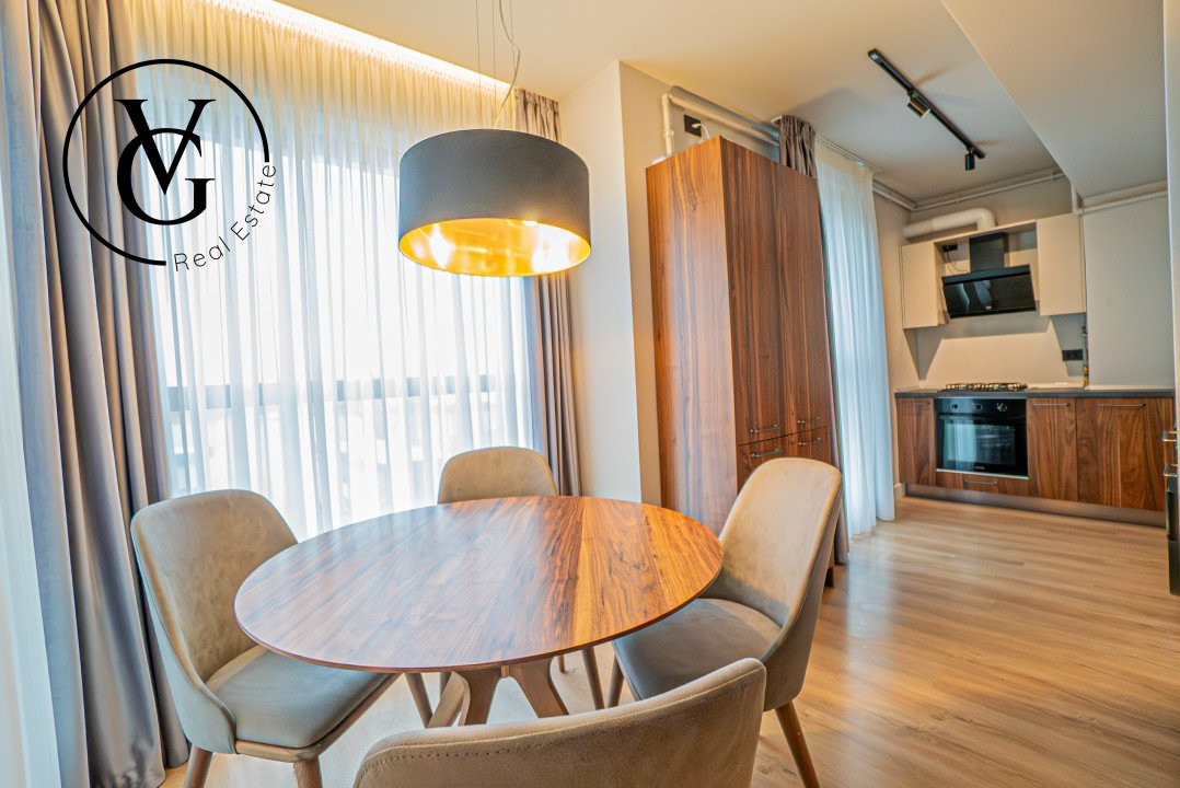 Apartament lux - 2 camere Aviatorii Residence-vedere către lac  -garaj 