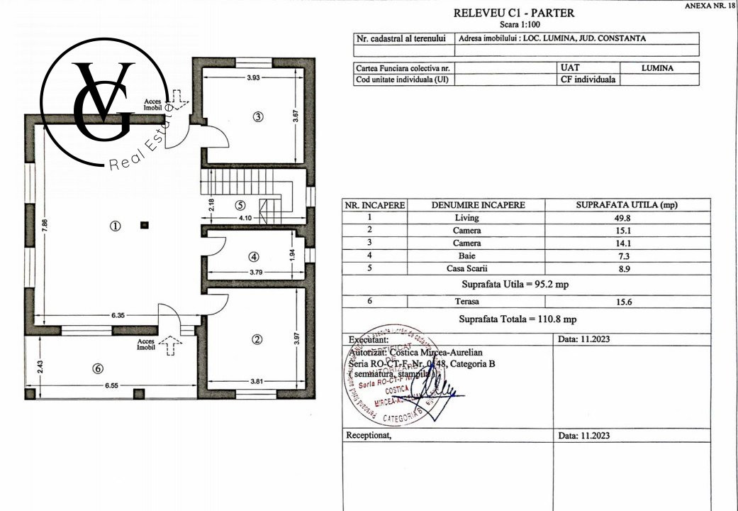 Casa 6 camere Comision 0% Lumina Constanta